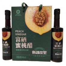 衡湖故里-富硒蜜桃醋-礼盒（440ml*6瓶）