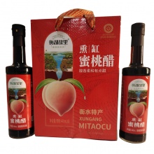 衡湖故里-熏缸蜜桃醋-礼盒（440ml*6瓶）