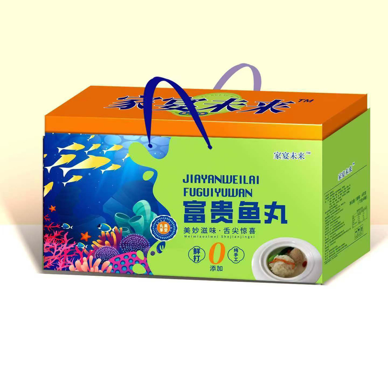 家宴未来-富贵鱼丸配羊肚菌与松茸菌（80g*8枚/盒）